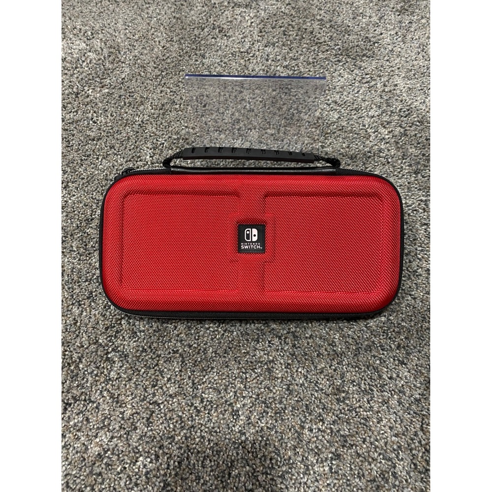 Nintendo Switch Carrying Case Unisex OS Red Excellent Hardshell Travel Bag